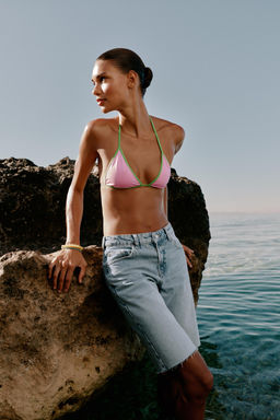 BERMUDA Z1975 DENIM TIRO MEDIO / Azul medio