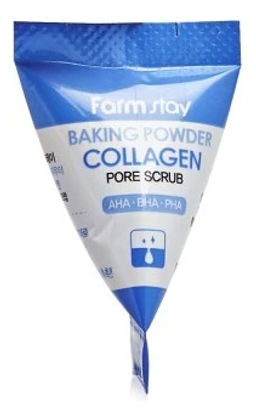 FS Baking Powder Collagen Pore Scrub, 7g*1ea - Скраб в пирамидках с коллагеном 7г*1шт