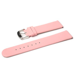 Ремешок для часов натуральная кожа розовый 20 мм C5-20pink