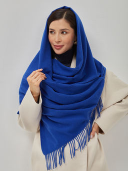 В составе шерсть ! теплый двусторонний палантин