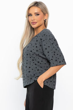 Джемпер трикотажный Лесси (серый) Б14763-10М - Lt collection фото 7