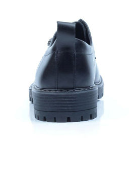 03-5153-1 BLACK Полуботинки женские (натуральная кожа)