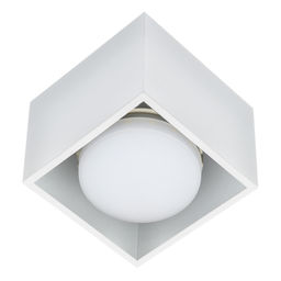 DLC-S609 GX53 WHITE Светильник декоративный накладной, серия Sotto. Без лампы, цоколь GX53. Металл. Белый. TM Fametto