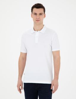 Beyaz Slim Fit Basic Ti__rt - Pierre cardin фото 10