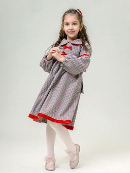 ДЛ 26-3 платье для девочки Мира красный