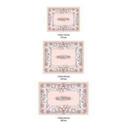 Набор новогодний Pink magic: скатерть 150?220 см +/-3 см с ГМВО, салфетка 40?40 см-12 шт., 100% хлопок