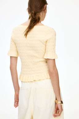 Top en punto con textura - H&m фото 5