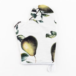 Варежка-прихватка Этель Груши 20х27см,100% хлопок, ватин 250г/м2 (двухсторонняя)  фото 4