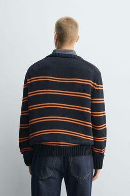JACQUARD STRIPE JUMPER - Zara фото 3