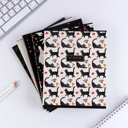 Цена за 3 шт. Тетрадь в клетку, 48 л., А5, на скрепке, блок №1 Волшебство МИКС - Artfox study фото 2