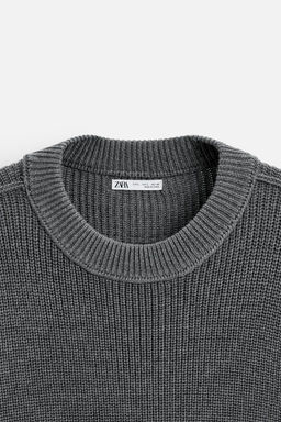 TEXTURED CROPPED FIT SWEATER - Zara фото 8