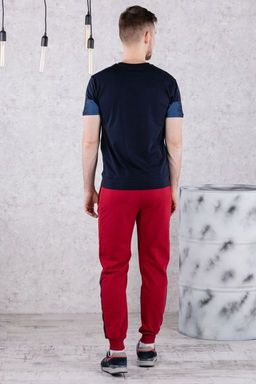 брюки спортивные 
 3.MM117B-бордовый - Iron man фото 5