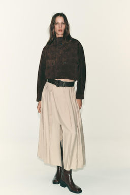 BELTED MIDI SKIRT - Zara фото 2