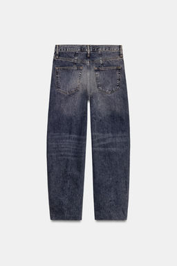 JEANS ZW COLLECTION BARREL TIRO ALTO / Azul - Zara фото 7