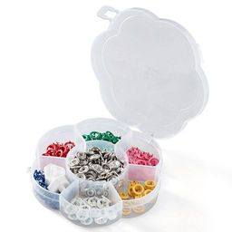 Кнопка PRYM 390740 PL Джерси в наборе латунь d 8 мм 60 шт. СК/Распродажа ассорти (6 цветов)