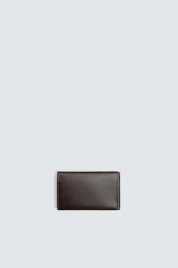 LEATHER FOLDING CARD HOLDER
