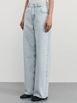 Джинсы wide leg с высокой посадкой / Zarina фото 3