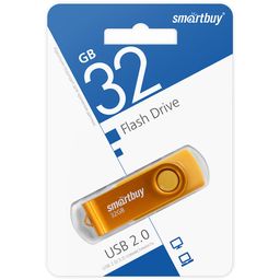 Флеш-накопитель 32Гб "Smartbuy Twist" Yellow