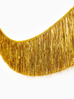 Гирлянда Бахрома, 2 метра, золотая