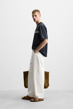 CONTRAST STRIPE T-SHIRT - Zara фото 4