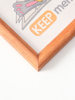 Фоторамка для фото 15×21 см Keep memories, Yuliya, дерево под орех, (пластиковый экран)