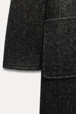 ZW COLLECTION MANTECO WOOL BLEND COAT - Zara фото 8