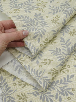 Сатин Ветвистый танец цв.телесно-оливковый, ш.2.35м, хлопок-100%, 105гр/м.кв - Купава фото 7