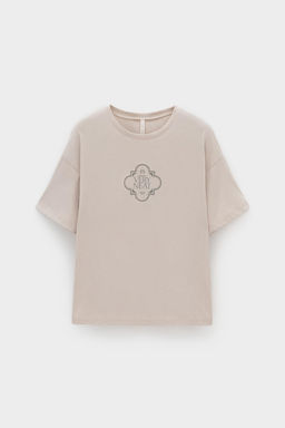 Е 20196/кремовый,узор пижама жен - Very neat фото 2