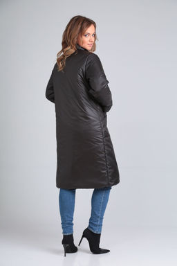 Пальто Modema 1039/1 черный  фото 4