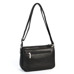 Женская сумка через плечо с тремя отделениями 87008 Блек 2128-001 - Cidirro фото 3