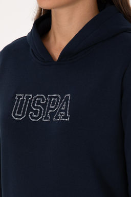 Kad_n Lacivert Basic Sweatshirt Sepette S_rpriz _ndirim - U.s. polo assn фото 7