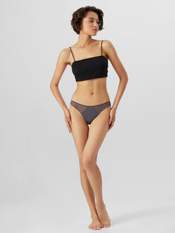 Цена за 2 штуки! Трусы бразилиана женские серые - Mark formelle фото 6