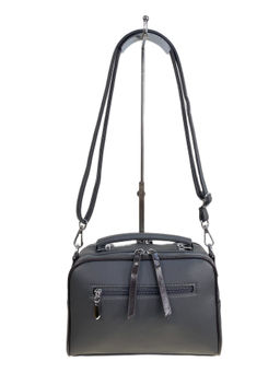 Женская сумка из искусственной кожи и замши, цвет серый - Greta фото 2