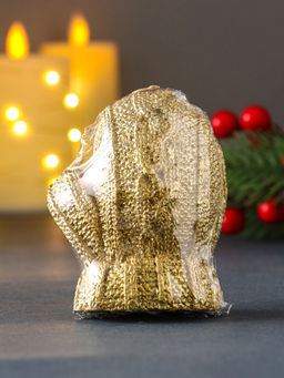 Свеча декоративная Варежка, лак золото - Simaland фото 5