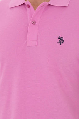Мужская фиолетовая базовая футболка Неожиданная скидка в корзине - U.s. polo assn фото 7