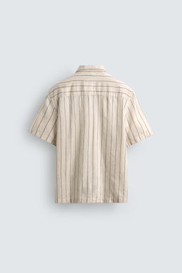 CAMISA FLUIDA RAYAS / Crudo - Zara фото 3