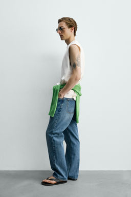 CAMISETA TANK RELAXED FIT / Blanco