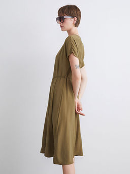 V Yaka A Kesim Elbise