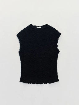 Облегающий топ из жатой вискозы ZR2605023403-50 / Zarina