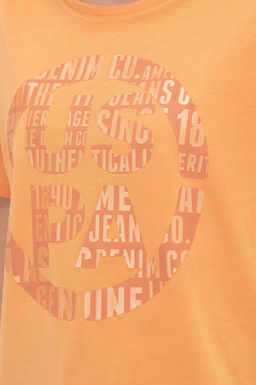 Женская оранжевая футболка - U.s. polo assn фото 7