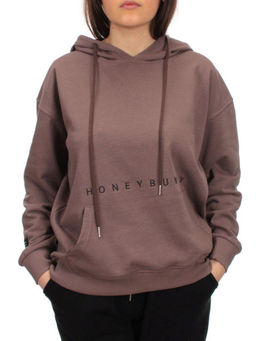 A-09 BROWN Худи женское (85% хлопок, 15% полиэстер) - Фабричный китай фото 2