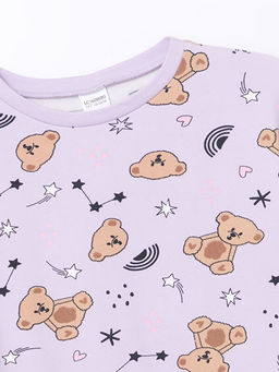 Bisiklet Yaka K?z ?ocuk Pijama ?st - Waikiki фото 3