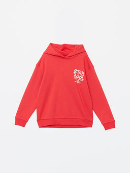 Kap??onlu Erkek ?ocuk Sweatshirt
