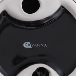 Набор аксессуаров для ванной комнаты SAVANNA Monro, 4 предмета, мыльница, дозатор для мыла 450 мл, стакан, баночка, чёрный  фото 7