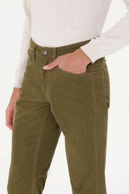 Мужские брюки цвета хаки из плотной ткани - U.s. polo assn фото 13