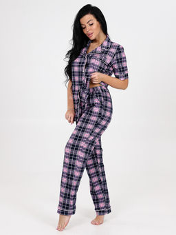 7 ПИЖАМНЫЙ КОСТЮМ (Розовая клетка) - А-дина фото 5