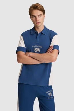 Erkek Lacivert Comfort Fit Polo Yaka Ti__rt