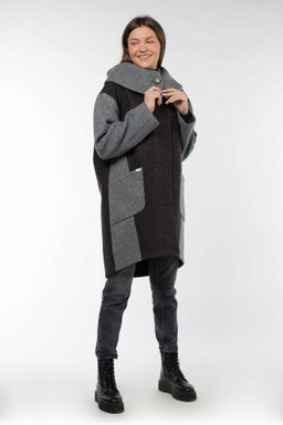 01-10048 Пальто женское демисезонное - El podio фото 2