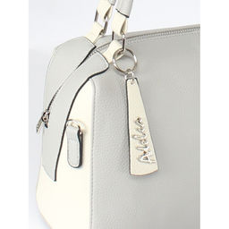 Сумка женская искусственная кожа ADEL-194/3в/ММ, 1отд плечевой ремень, серый св/беж флотер 259199 - Adelia фото 4