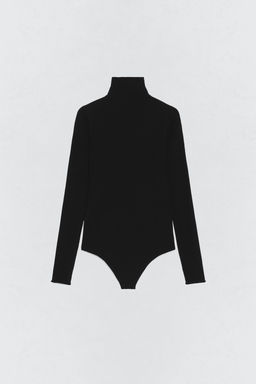 WOOL BLEND HIGH NECK BODYSUIT SOSHIOTSUKI X ZARA фото 6